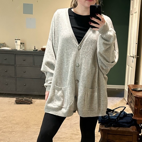 CRUSH 100% CASHMERE CARDIGAN - Picture 2 of 7